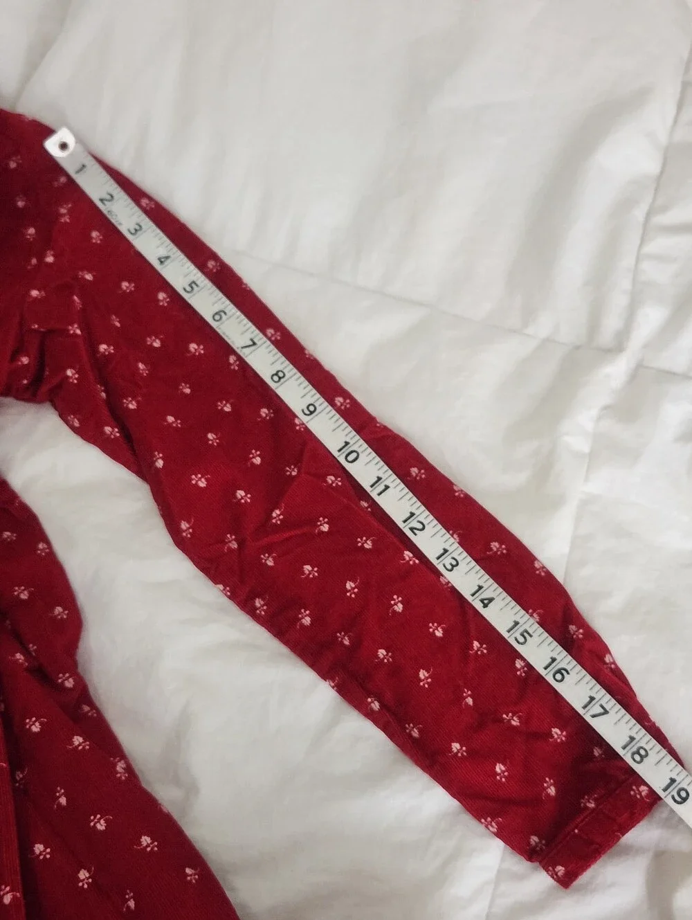 Vintage Ralph Lauren Red Corduroy Dress Girls Size 6X